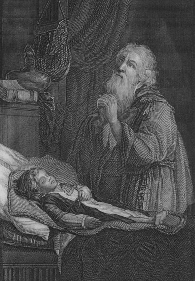 Elia resuscita il figlio della vedova da Rembrandt van Rijn